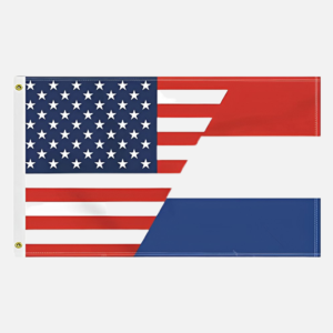 3×5 FT USA Netherlands Flag
