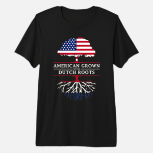 American Grown with Dutch Roots - Netherlands Premium Tri-Blend T-Shirt