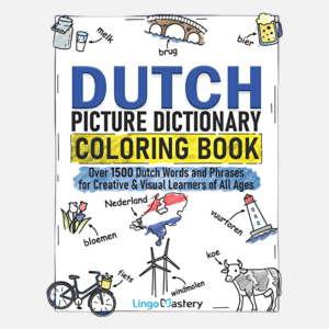 Dutch Picture Dictionary Coloring Book